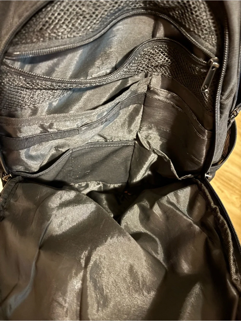 Jordan Black Backpack with Red Jumpman and Grey Elephant Print